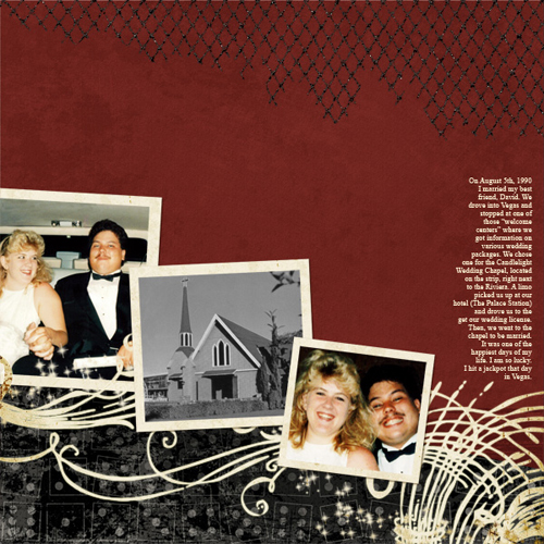 Our 21st Wedding Anniversary Posted by brandie in Digital Scrapbooking
