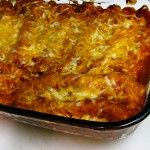 Black Bean & Sausage Enchiladas