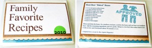 Create a Cookbook from a 4x6 Photo Album