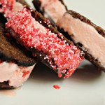 Maraschino Cherry Ice Cream Sandwiches