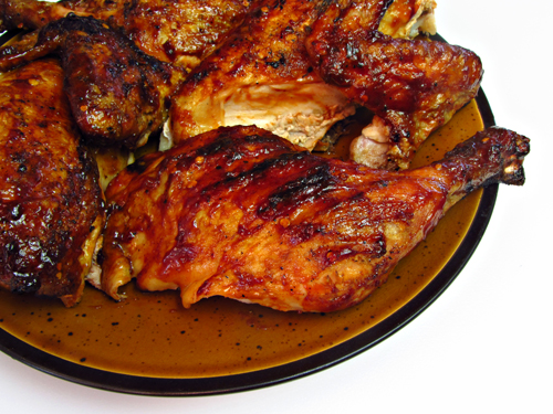 barbeque whole chicken