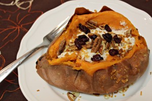 DIY Baked Sweet Potato Bar