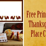 Free Printables: Thanksgiving Place Cards