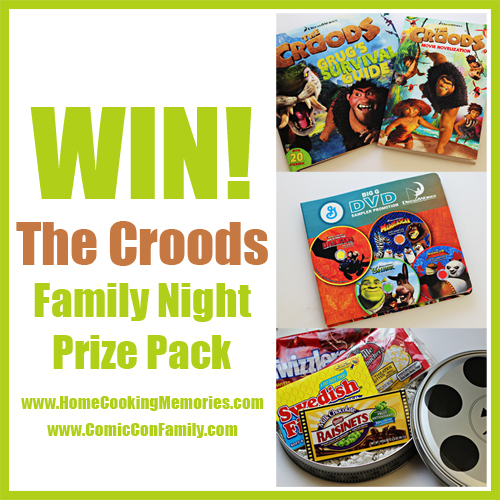 The Croods Family Night Prize Pack The Croods Family Night Prize Pack