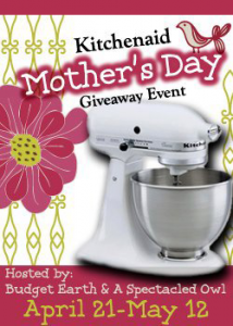 Mother's Day KitchenAid Mixer GIveaway
