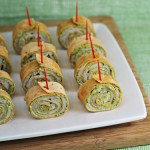 Party Food: Pesto Tortilla Pinwheels {appetizer for #sundaysupper}