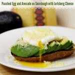 Poached Egg and Avocado on Sourdough with Jarlsberg Cheese