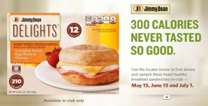 Sams Club Sampling Event New Jimmy Dean Delights Sandwiches