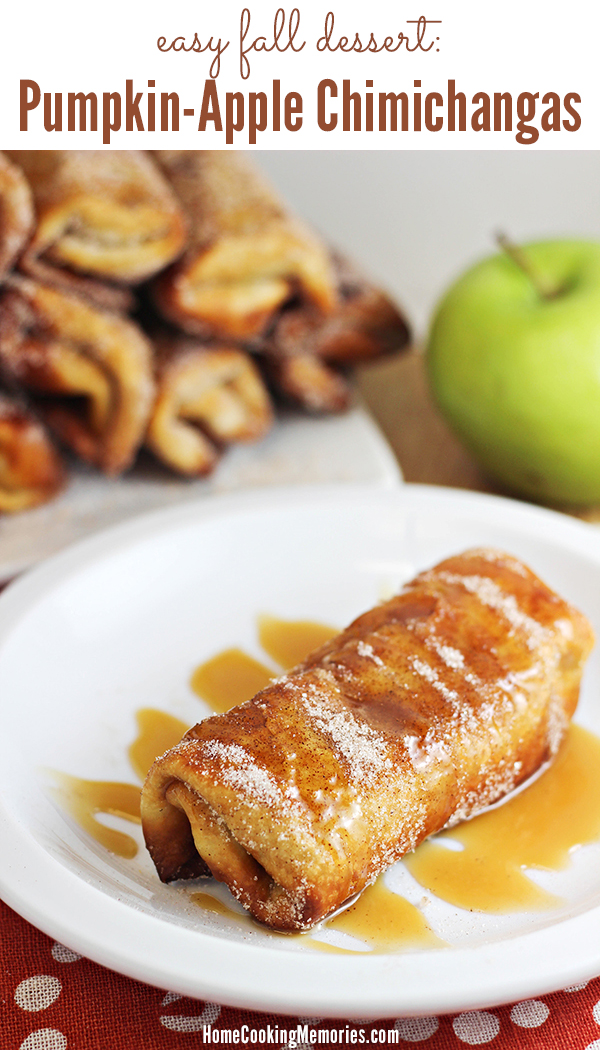 Easy Fall Dessert: Pumpkin-Apple Chimichanga Recipe