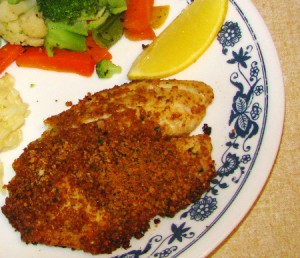 Parmesan Crusted Tilapia