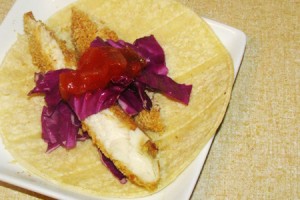 Crispy Triscuits Fish Tacos