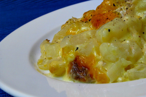 Cheesy Potato Casserole (or Funeral Potatoes)