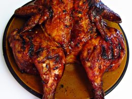 Grilled Butterflied Whole Chicken With Barbecue Sauce Home Cooking Memories