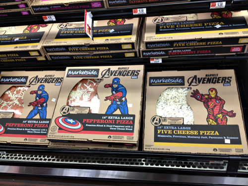 Walmart Marketside Pizza with Avengers