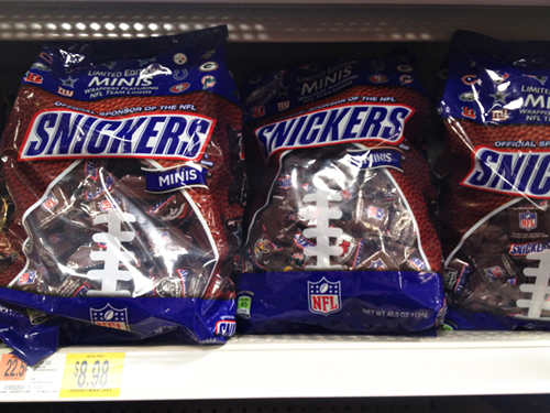 SNICKERS® Brand NFL Minis at Walmart
