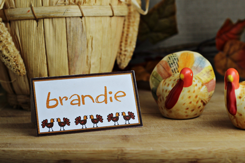 Free Printables Thanksgiving Place Cards Home Cooking Memories