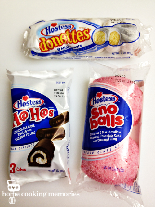 Food Memories of Hostess - Ho Hos, Sno Balls, donettes