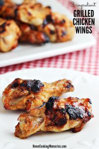 3-Ingredient Grilled Chicken Wings Recipe