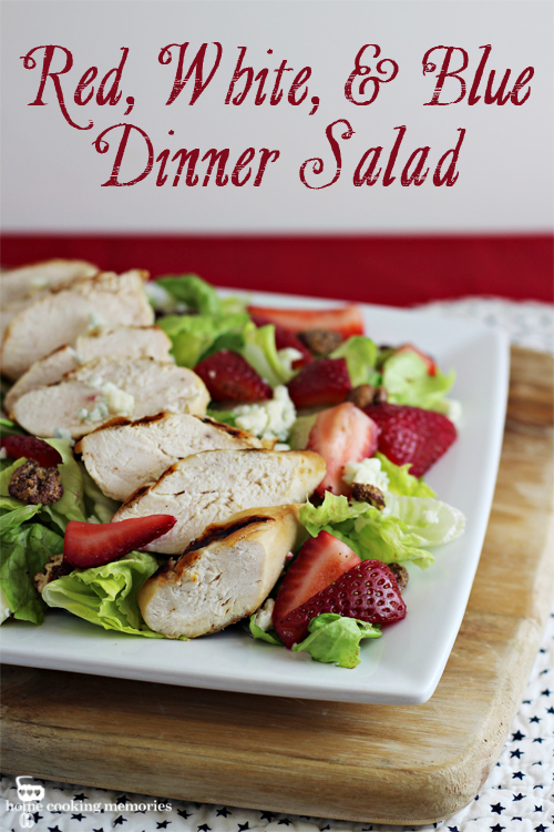 Red, White, and Blue Dinner Salad