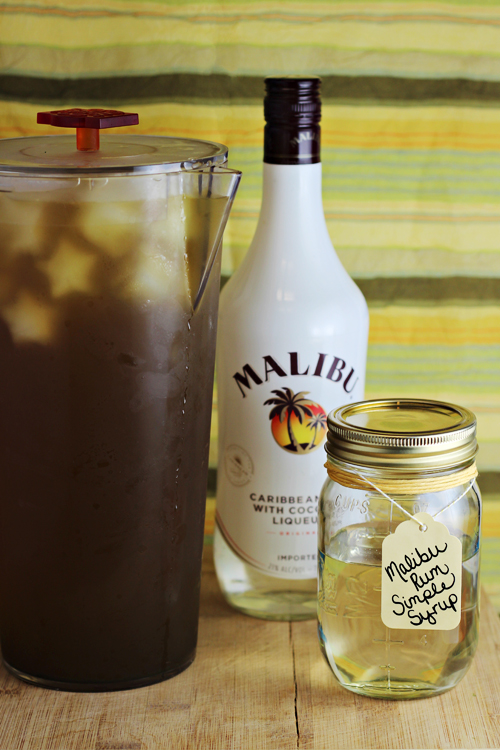 Malibu Rum Simple Syrup (great for Iced Tea) - Home Cooking Memories