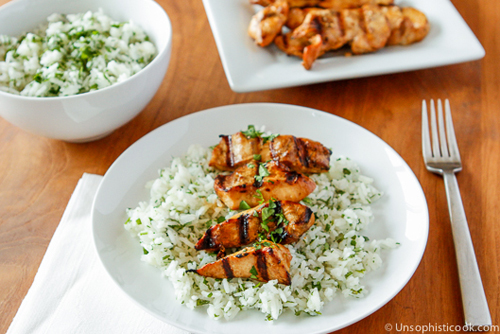 Grilled Honey Lime Chicken by Unsophisticook