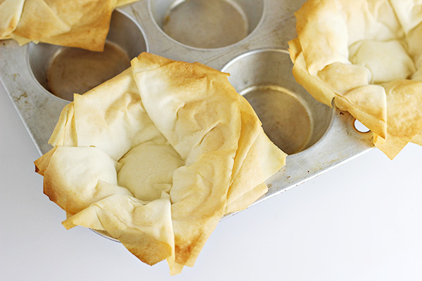 How to Make Phyllo Dough Cups for Easy Cannoli Cups Dessert Recipe