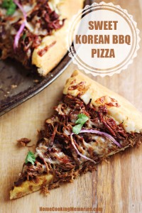 Sweet Korean BBQ Pizza #CampbellsSkilledSaucers