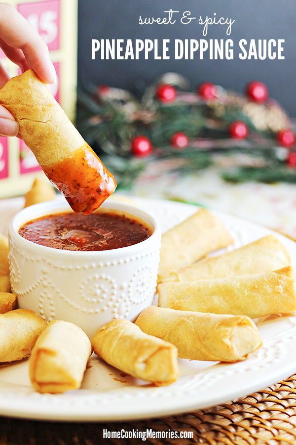 Sweet & Spicy Pineapple Dipping Sauce Recipe for Appetizers