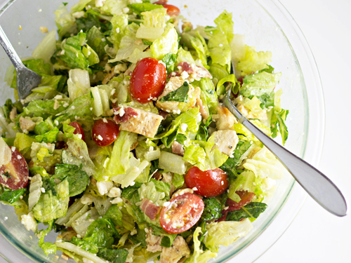 Chicken BLT Chopped Salad #15MinuteSuppers