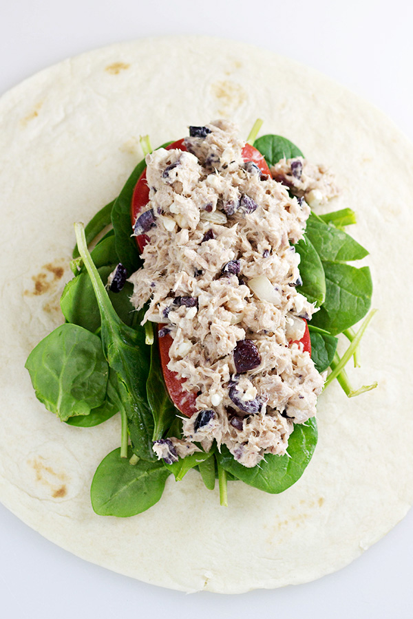 Greek Tuna Salad Wraps Recipe