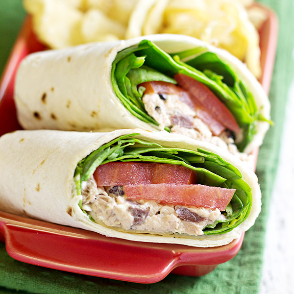 Greek Tuna Salad Wraps Recipe -sq