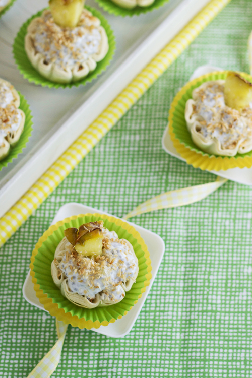 Tropical Chia Pudding Bites with #Outshine Frozen Bars