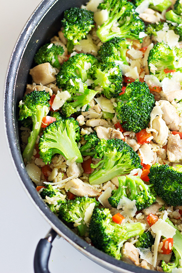 20-Minute Chicken and Rice Skillet Dinner Recipe