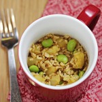 Brown Rice with Edamame and Pineapple