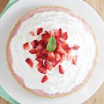 Minty Strawberry-Lime Icebox Pie Recipe