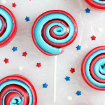 4th of July Marshmallow Pinwheels on a Stick