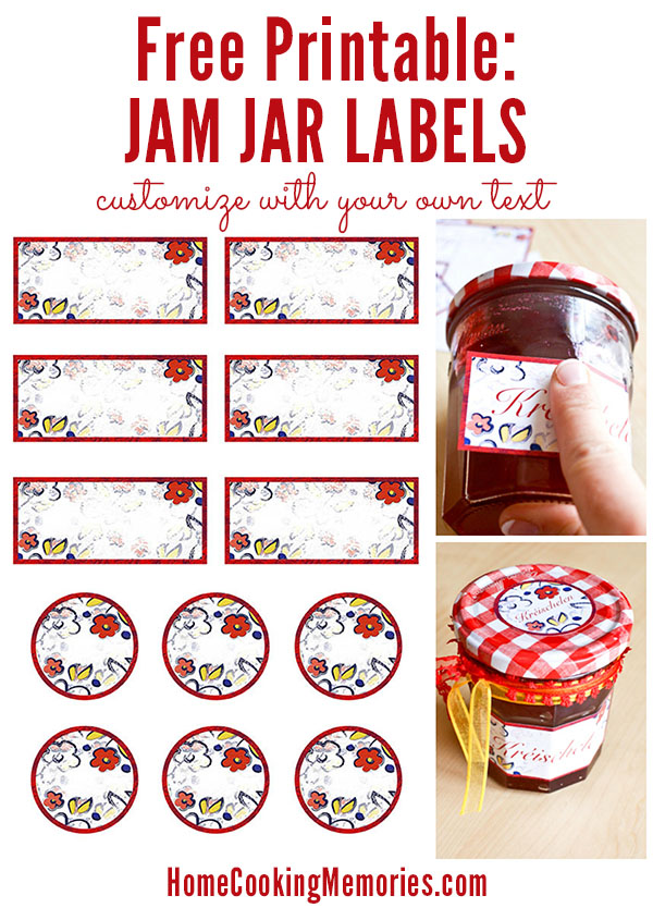 Printable Jar Labels
