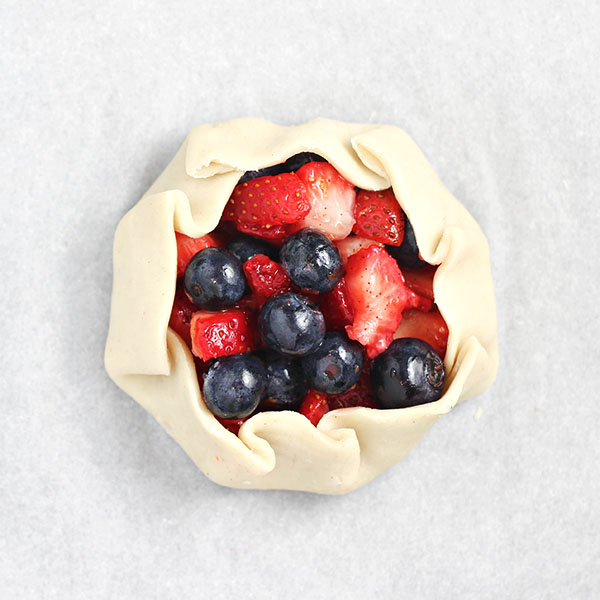 How to Make Mini Summer Berry Galettes