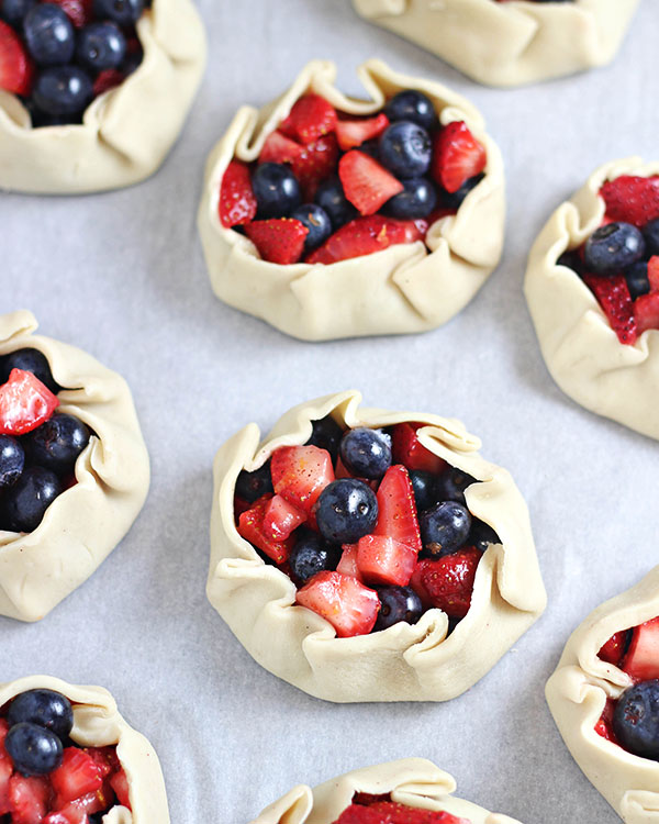 How to Make Mini Summer Berry Galettes