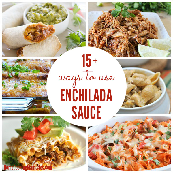 15+ Ways To Use Enchilada Sauce - whether homemade or canned, there is so many ways to use enchilada sauce for a delicious dinner!