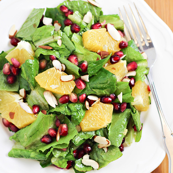 Orange and Pomegranate Salad Recipe with Balsamic Dressing