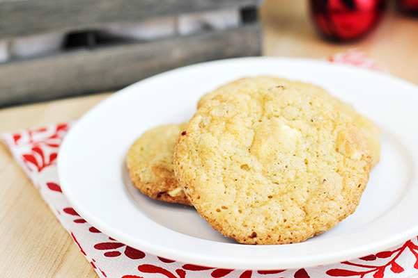 White Chocolate Ginger Chip Cookies Rezept