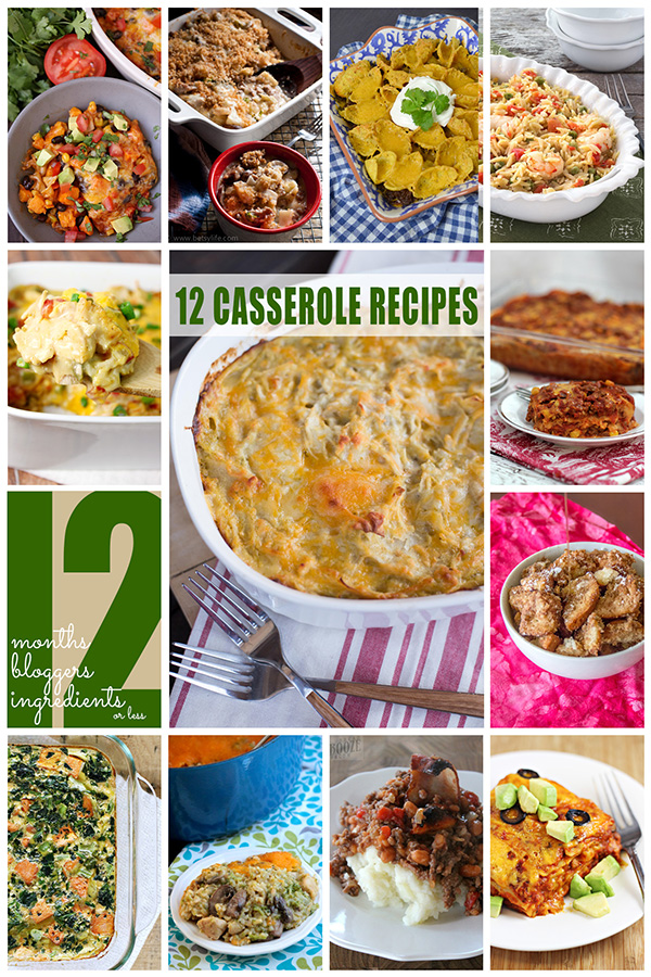 12 Casserole Recipes