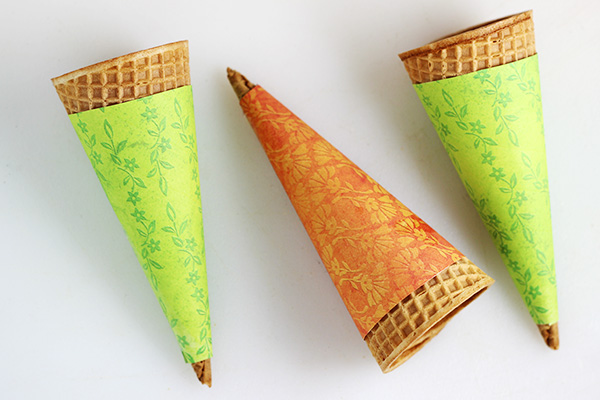 DIY Ice Cream Cone Wrapper Pattern
