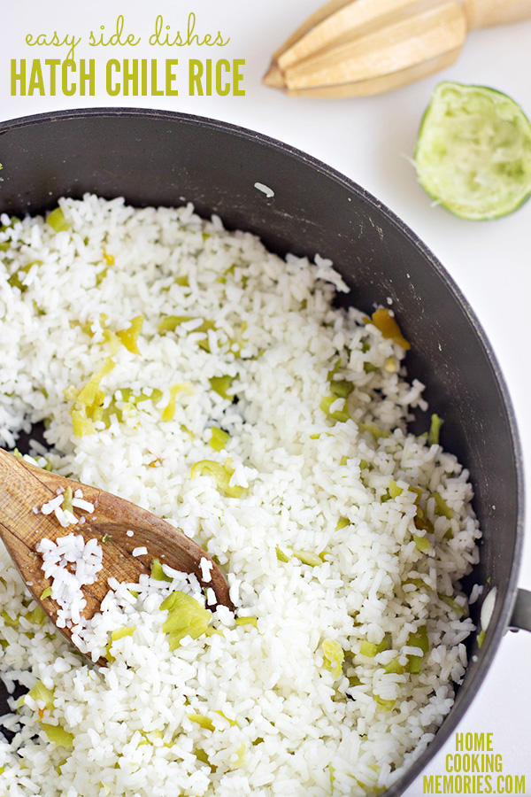 Easy Side Dishes - Hatch Chile Rice Recipe 