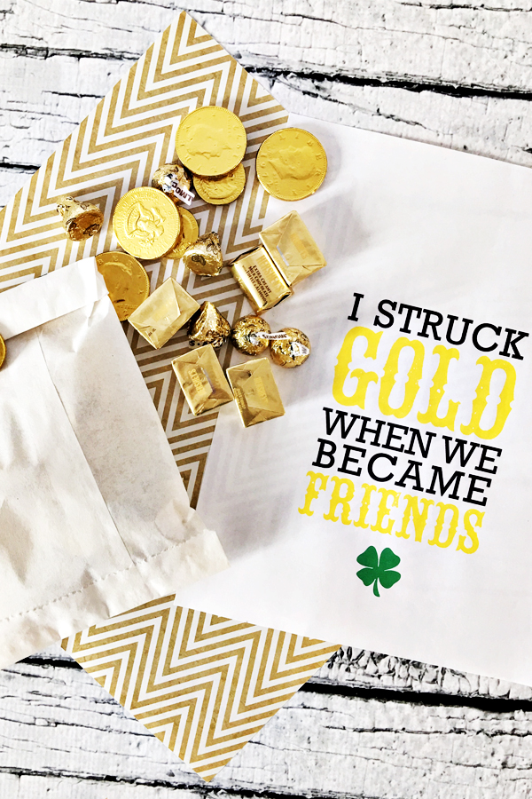 Quick and Easy St Patrick's Day Gift Idea with Free Printable