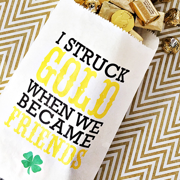 St Patrick's Day Gift Idea with Free Printable 