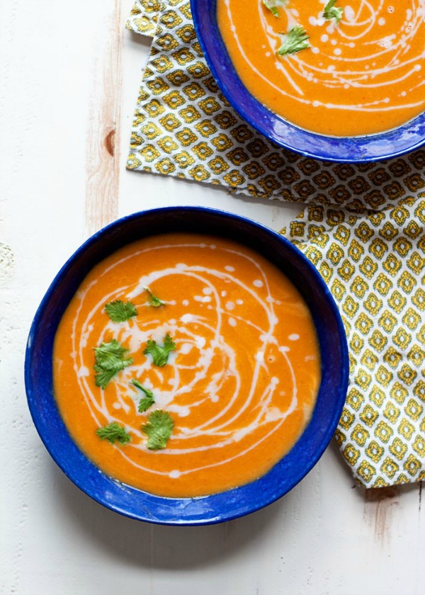 Thai Curry Butternut Squash Soup by Kitchen Treaty