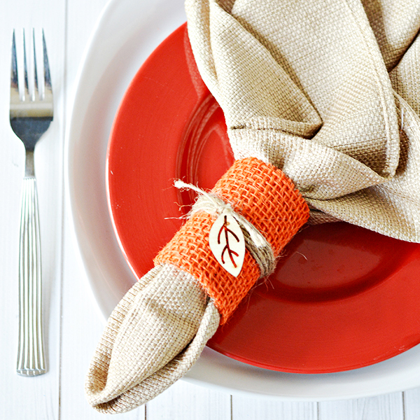 Easy DIY Thanksgiving Napkin Rings