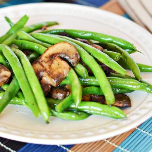 Easy Green Beans with Mushrooms Recipe